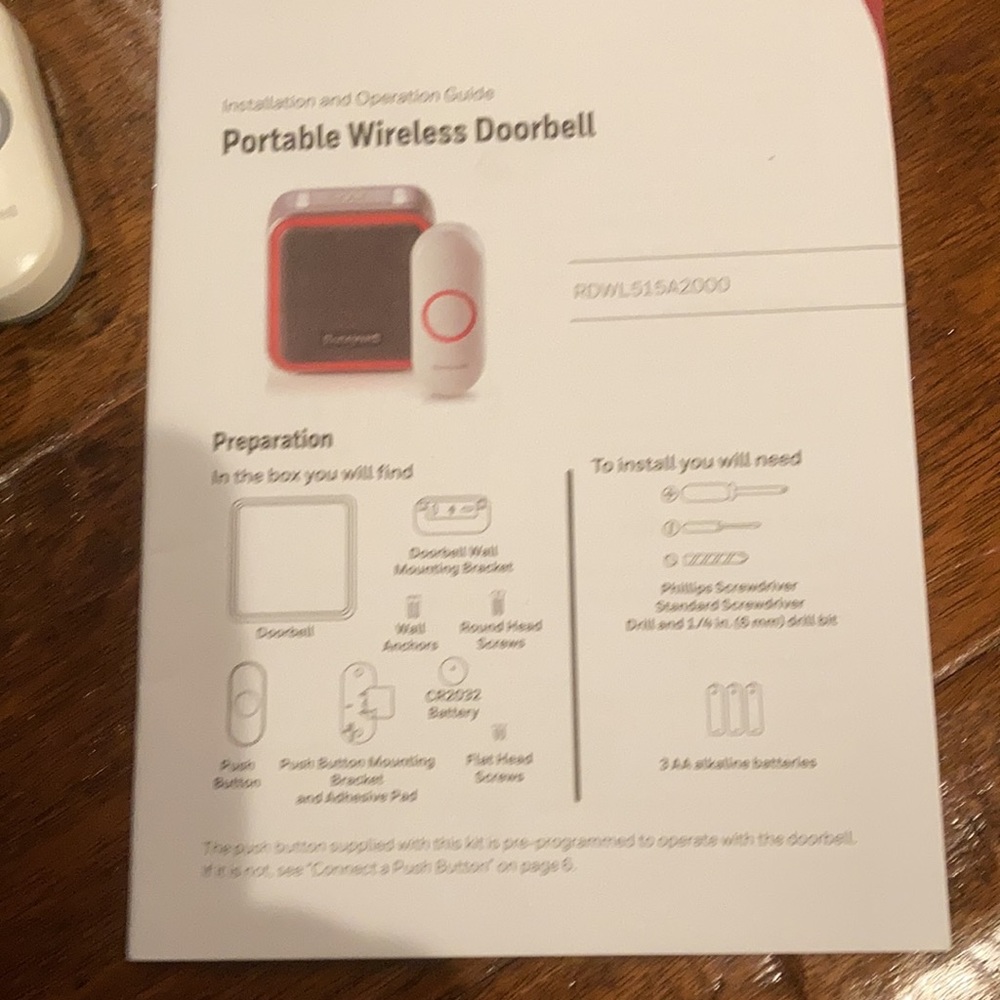Portable Wireless Doorbell - Picture 2 of 2